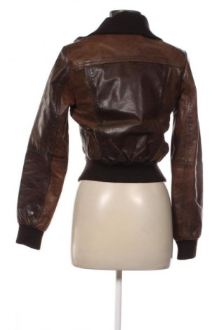 Γυναικείο δερμάτινο μπουφάν Unbranded, Μέγεθος M, Χρώμα Καφέ, Τιμή 50,00 €