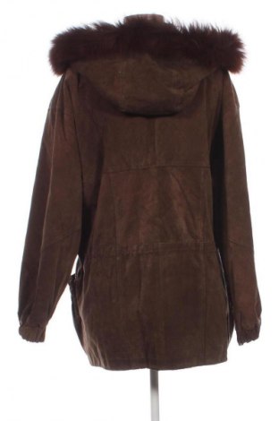 Dámská kožená bunda  Unbranded, Velikost L, Barva Hnědá, Cena  2 671,00 Kč