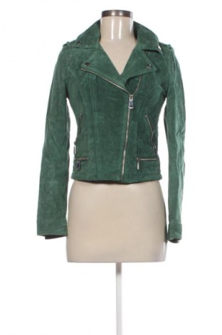Damen Lederjacke Vero Moda, Größe S, Farbe Grün, Preis € 43,99