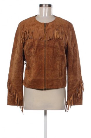 Dámská kožená bunda  Zara, Velikost XL, Barva Hnědá, Cena  1 304,00 Kč