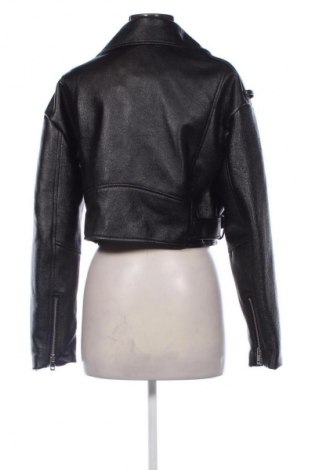 Дамско кожено яке Zara, Размер M, Цвят Черен, Цена 21,00 €