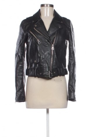 Damen Lederjacke Zara, Größe M, Farbe Schwarz, Preis € 21,00