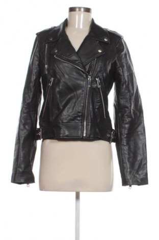 Дамско кожено яке Zara, Размер M, Цвят Черен, Цена 21,47 €