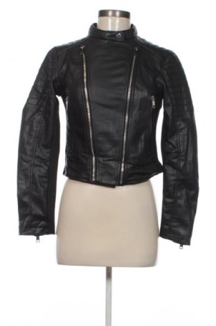 Дамско кожено яке Zara, Размер S, Цвят Черен, Цена 20,96 €