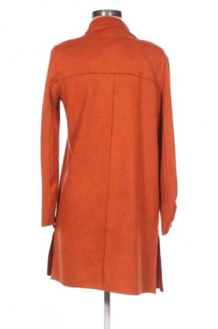 Damenmantel Bershka, Größe XS, Farbe Orange, Preis € 29,73