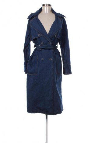 Γυναικείο παλτό Pull&Bear, Μέγεθος S, Χρώμα Μπλέ, Τιμή 56,34 €