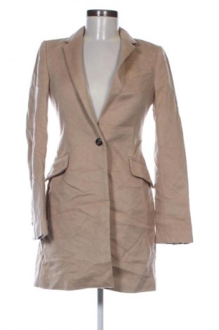 Damenmantel Zara, Größe XS, Farbe Beige, Preis 50,99 €