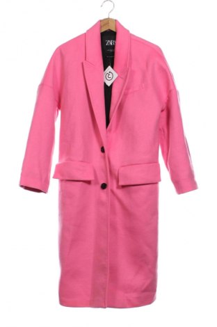 Dámsky kabát  Zara, Veľkosť XS, Farba Ružová, Cena  25,95 €