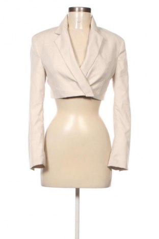 Γυναικείο σακάκι Bershka, Μέγεθος XS, Χρώμα Εκρού, Τιμή 15,99 €