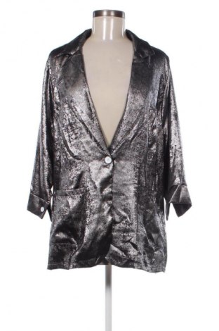 Дамско сако Unbranded, Размер XXL, Цвят Сребрист, Цена 25,00 €