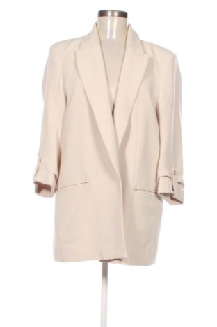 Damen Blazer Zara, Größe L, Farbe Beige, Preis 25,00 €