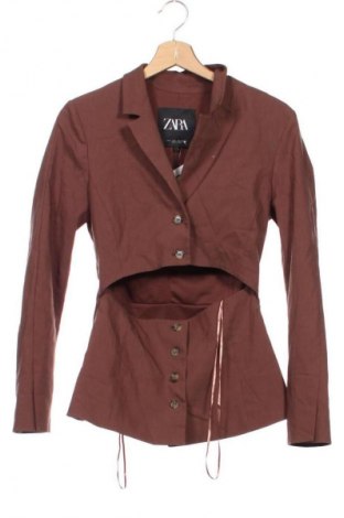 Női blézer Zara, Méret S, Szín Barna, Ár 7 179 Ft