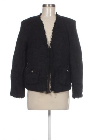 Дамско сако Zara, Размер L, Цвят Черен, Цена 17,89 €