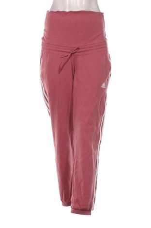 Γυναικείο αθλητικό παντελόνι Adidas, Μέγεθος L, Χρώμα Σάπιο μήλο, Τιμή 26,99 €