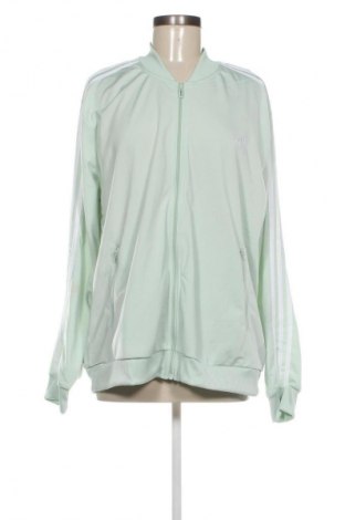 Γυναικεία αθλητική ζακέτα Adidas, Μέγεθος XXL, Χρώμα Πράσινο, Τιμή 66,99 €