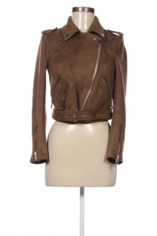 Дамско яке Zara, Размер S, Цвят Кафяв, Цена 15,84 €