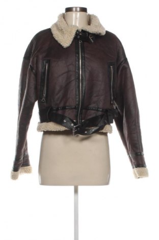 Дамско яке Zara, Размер L, Цвят Кафяв, Цена 21,47 €
