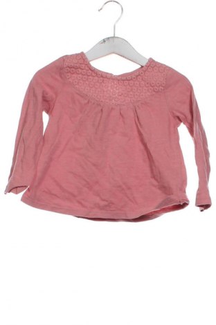 Kinder Shirt Okaidi, Größe 18-24m/ 86-98 cm, Farbe Aschrosa, Preis 6,00 €