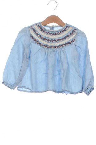 Kinder Shirt Zara, Größe 12-18m/ 80-86 cm, Farbe Blau, Preis 7,00 €
