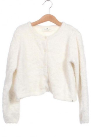 Kinder Strickjacke H&M, Größe 6-7y/ 122-128 cm, Farbe Weiß, Preis 9,00 €