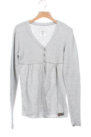 Kinder Strickjacke H&M L.O.G.G., Größe 12-13y/ 158-164 cm, Farbe Grau, Preis 12,00 €