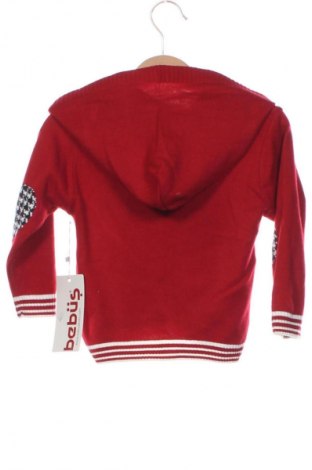 Kinder Strickjacke Unbranded, Größe 12-18m/ 80-86 cm, Farbe Rot, Preis 15,35 €