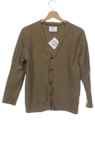 Kinder Strickjacke Zara, Größe 12-13y/ 158-164 cm, Farbe Grün, Preis 8,25 €