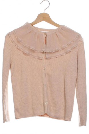 Kinder Strickjacke Zara, Größe 11-12y/ 152-158 cm, Farbe Beige, Preis 7,99 €