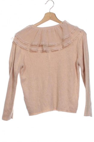 Kinder Strickjacke Zara, Größe 11-12y/ 152-158 cm, Farbe Beige, Preis 7,99 €