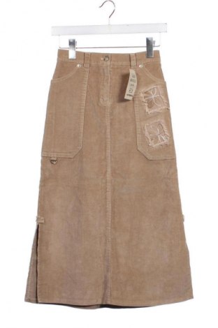 Kinderrock Unbranded, Größe 10-11y/ 146-152 cm, Farbe Beige, Preis 9,99 €