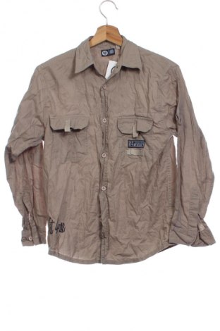 Kinderhemd C&A, Größe 10-11y/ 146-152 cm, Farbe Braun, Preis 7,81 €