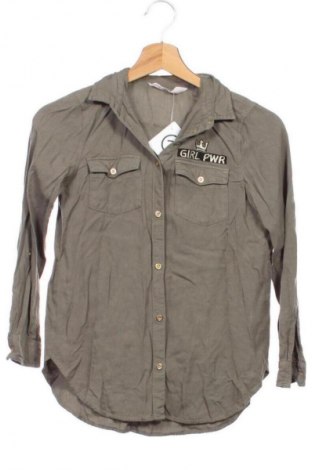 Kinderhemd H&M, Größe 10-11y/ 146-152 cm, Farbe Grün, Preis 6,00 €