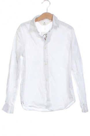 Kinderhemd H&M, Größe 7-8y/ 128-134 cm, Farbe Weiß, Preis 10,99 €