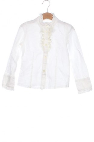 Kinderhemd Unbranded, Größe 4-5y/ 110-116 cm, Farbe Weiß, Preis 4,99 €