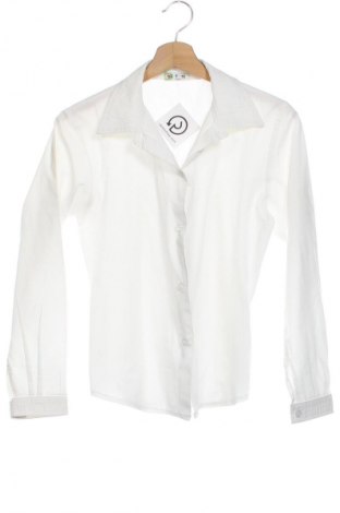 Kinderhemd Unbranded, Größe 11-12y/ 152-158 cm, Farbe Weiß, Preis 5,99 €