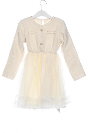 Kinderkleid Unbranded, Größe 5-6y/ 116-122 cm, Farbe Ecru, Preis 11,99 €