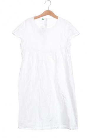 Kinderkleid United Colors Of Benetton, Größe 7-8y/ 128-134 cm, Farbe Weiß, Preis € 13,81