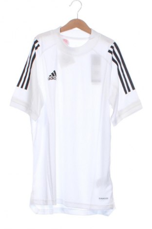 Kinder T-Shirt Adidas, Größe 12-13y/ 158-164 cm, Farbe Weiß, Preis 30,99 €