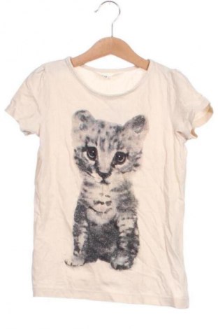 Kinder T-Shirt H&M, Größe 6-7y/ 122-128 cm, Farbe Beige, Preis € 5,04