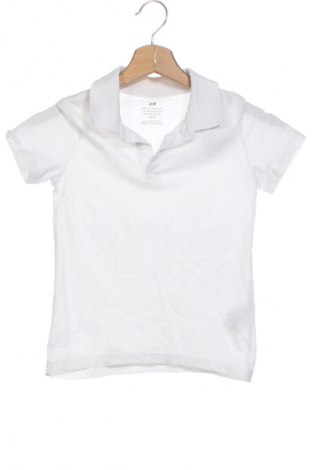Kinder T-Shirt H&M, Größe 6-7y/ 122-128 cm, Farbe Weiß, Preis 10,99 €
