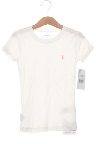 Kinder T-Shirt Polo Ralph Lauren, Größe 5-6y/ 116-122 cm, Farbe Ecru, Preis 31,99 €