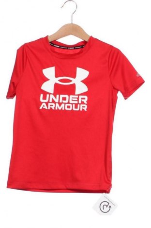 Kinder T-Shirt Under Armour, Größe 6-7y/ 122-128 cm, Farbe Rot, Preis 10,99 €