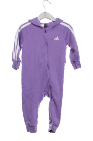 Kinder Overall Adidas, Größe 12-18m/ 80-86 cm, Farbe Lila, Preis 21,99 €