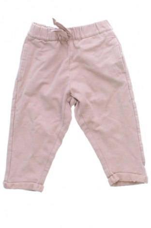Dětské kalhoty  Zara, Velikost 9-12m/ 74-80 cm, Barva Popelavě růžová, Cena  201,00 Kč