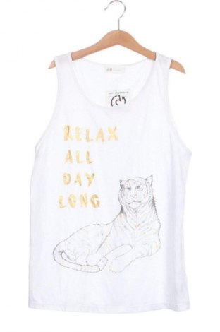 Kinder Top H&M, Größe 14-15y/ 168-170 cm, Farbe Weiß, Preis 4,99 €