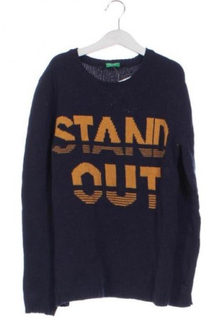 Kinderpullover United Colors Of Benetton, Größe 12-13y/ 158-164 cm, Farbe Blau, Preis 10,99 €