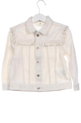 Kinderjacke H&M, Größe 3-4y/ 104-110 cm, Farbe Ecru, Preis 15,99 €