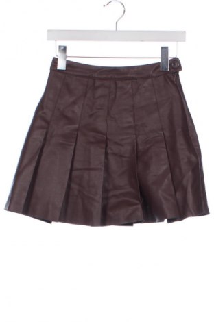 Кожена пола Fb Sister, Размер XXS, Цвят Кафяв, Цена 9,71 €