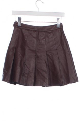 Кожена пола Fb Sister, Размер XXS, Цвят Кафяв, Цена 9,71 €