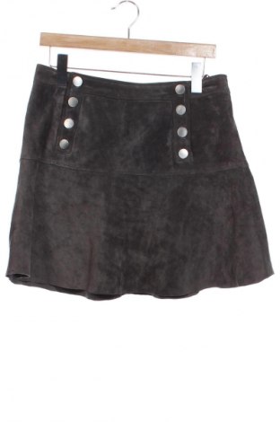 Lederrock Hallhuber, Größe M, Farbe Grau, Preis € 55,82